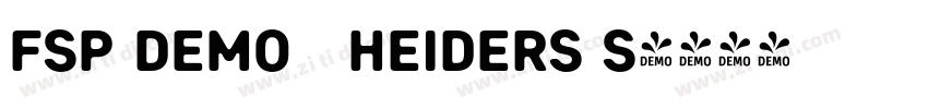 FSP DEMO   Heiders S字体转换